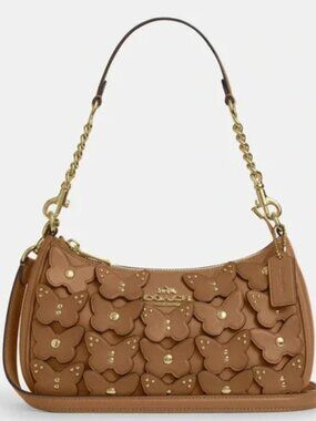 Coach - Teri shoulder bag with butterfly applique